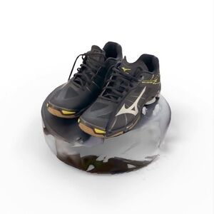 MenMizuno Wave Lightning Z2 Black & Yellow Indoor
Volleyball Shoes US Mens 11